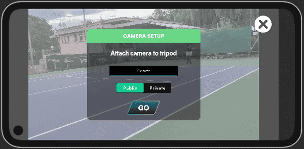 INTER TENNIS Record from app